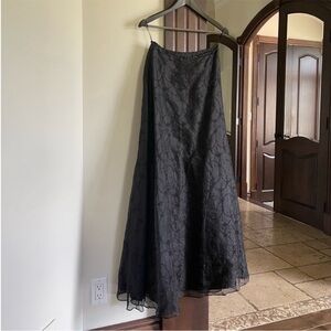 Lafayette 148 New York Black Maxi Skirt